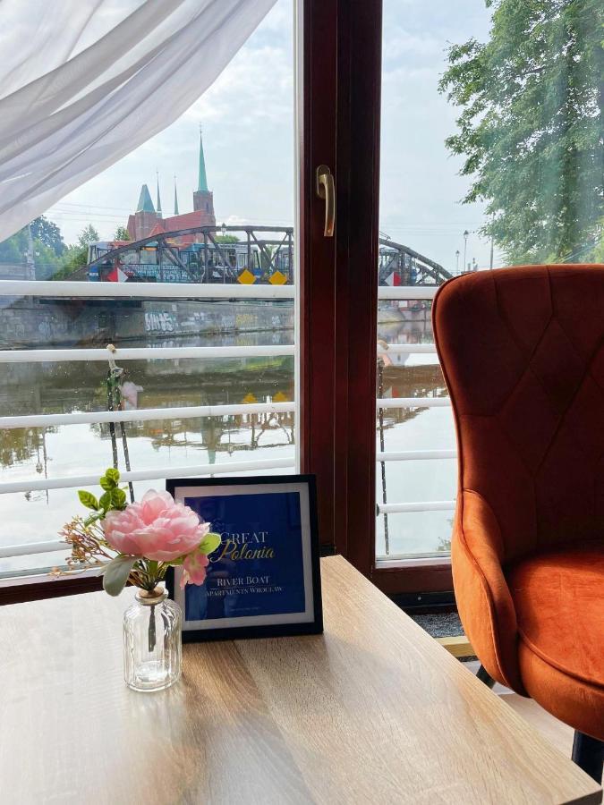 Great Polonia River Boat Apartments Wroclaw Exterior photo